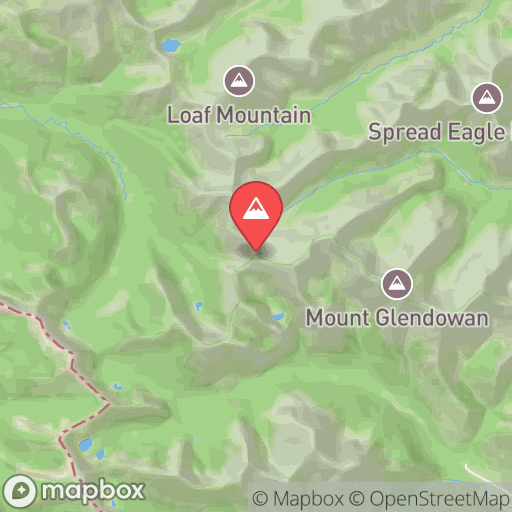 Map of Newman Peak