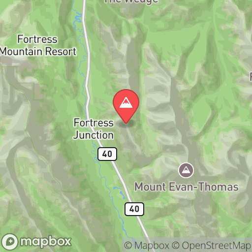 Map of North Peak Opal Ridge
