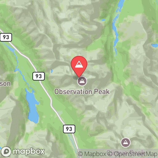 Map of Observation Peak