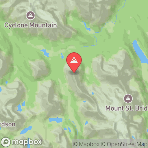 Map of Oyster Peak