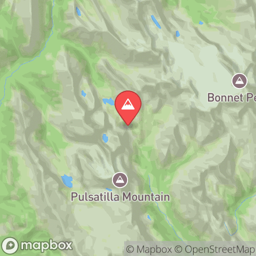 Map of Pulsatilla & Badger Passes