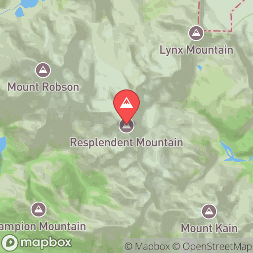 Map of Resplendent Mountain