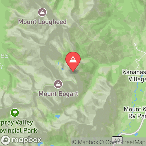 Map of Ribbon Peak