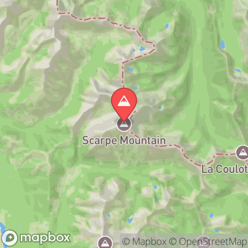 Map of Scarpe Mountain