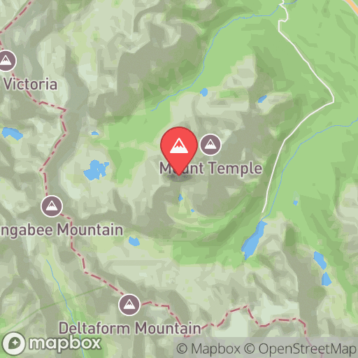 Map of Sentinel Pass