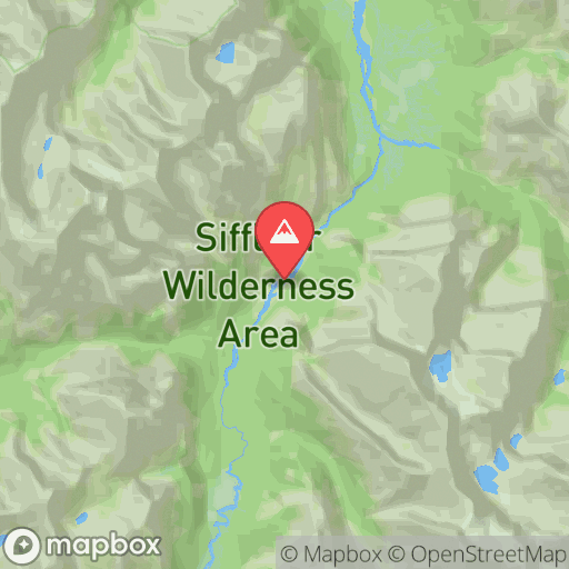Map of Siffleur River + Dolomite Creek