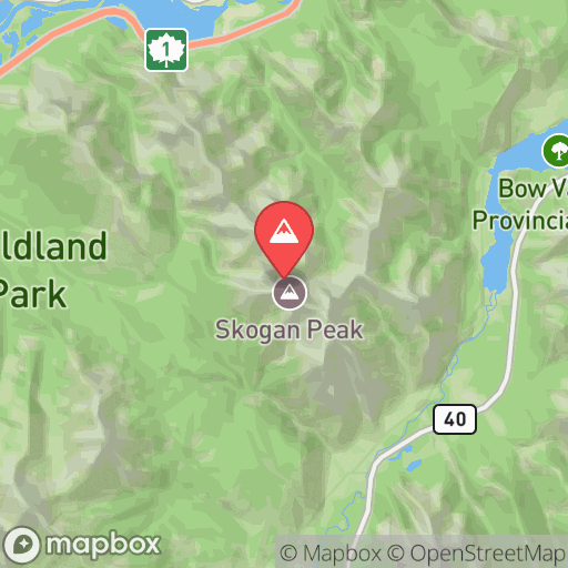 Map of Skogan Peak