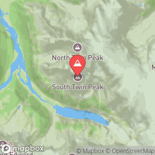 Map of South Twin