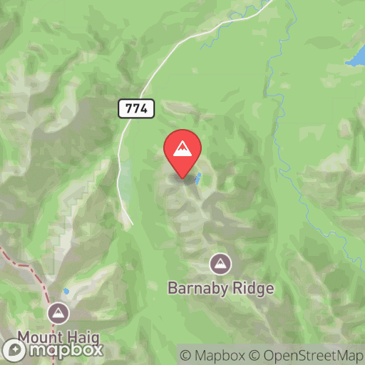 Map of Southfork Mountain