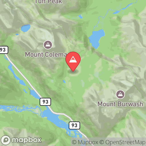 Map of Sunset Pass