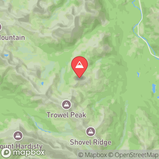 Map of Sunset Peak