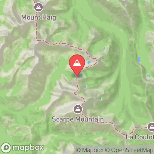 Map of Three Lakes Ridge