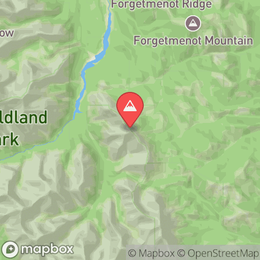 Map of Threepoint Mountain