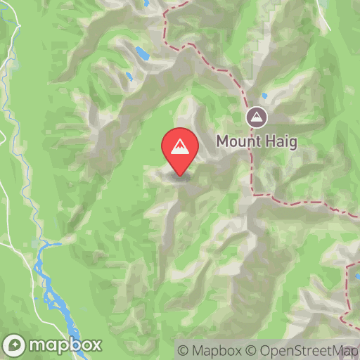 Map of Tombstone Mountain
