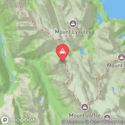 Map of Warrior Mountain