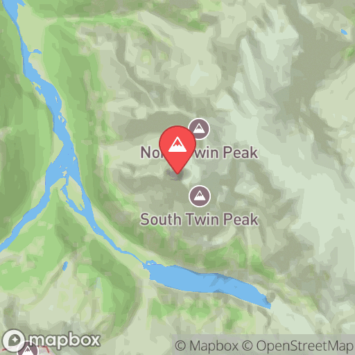 Map of West Twin