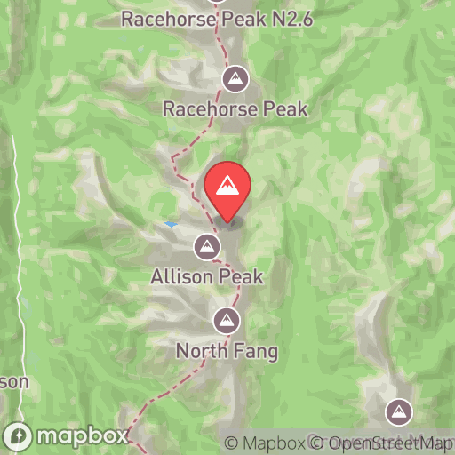Map of Window Mountain